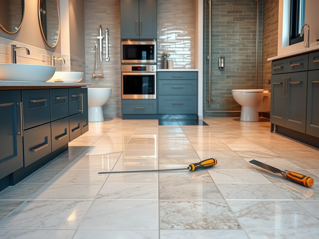 Skuwanie płytek czy układanie na stare — jak wybrać metodę przy remoncie łazienki i kuchni bez ryzyka podniesienia poziomu podłogi i uszkodzeń