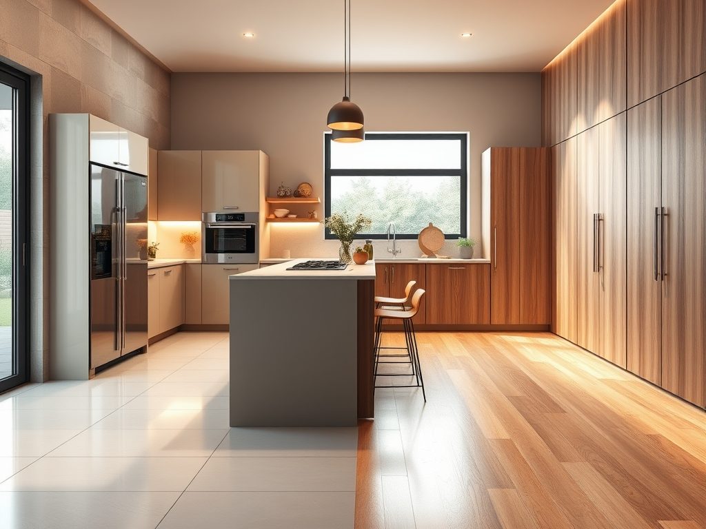 Gres czy panele winylowe do kuchni — jak wybrać podłogę łączącą trwałość z komfortem użytkowania