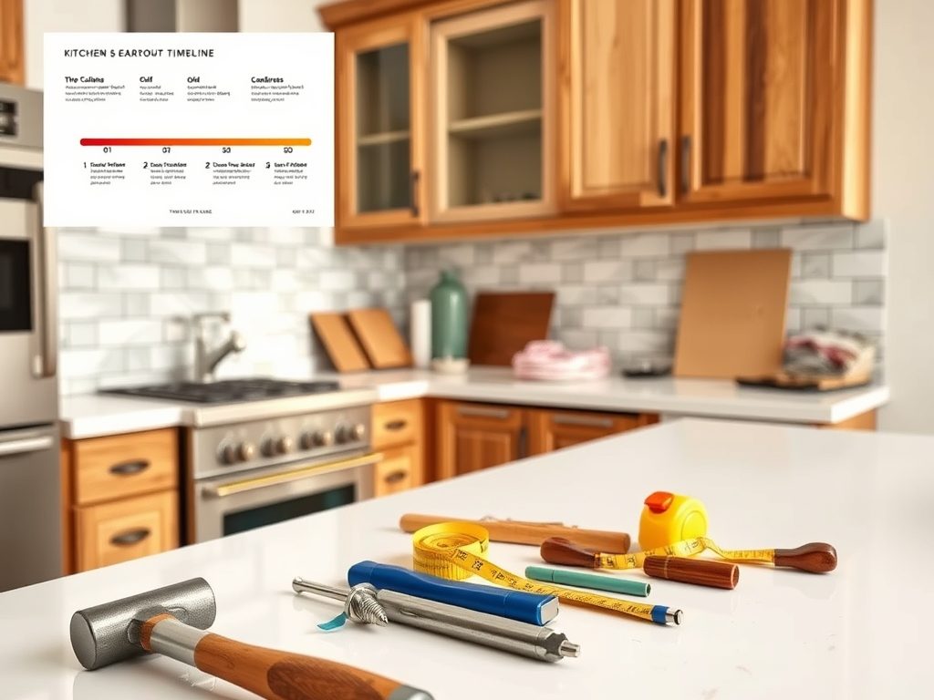 Kolejność prac przy remoncie kuchni: praktyczny harmonogram od demontażu do wykończenia i wyposażenia